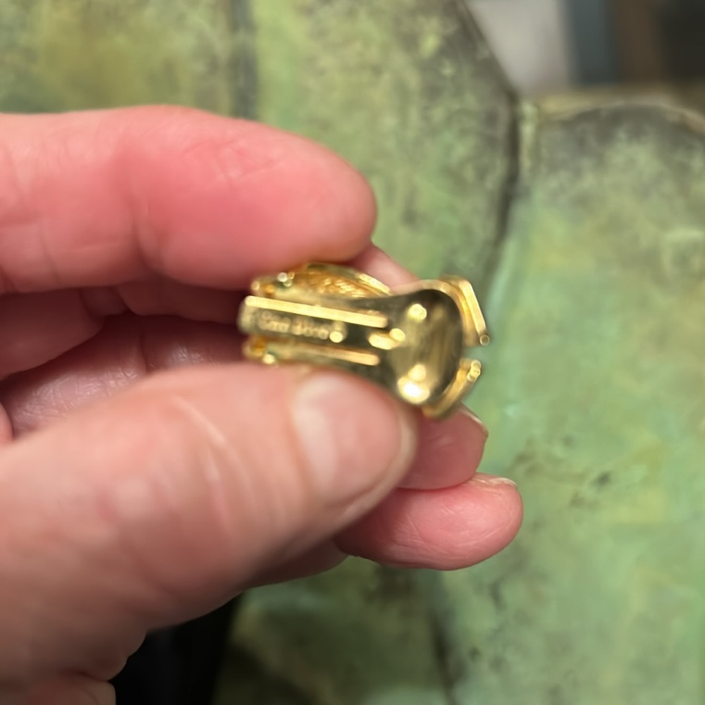 Christian Dior clip earrings - Picture 3 of 3